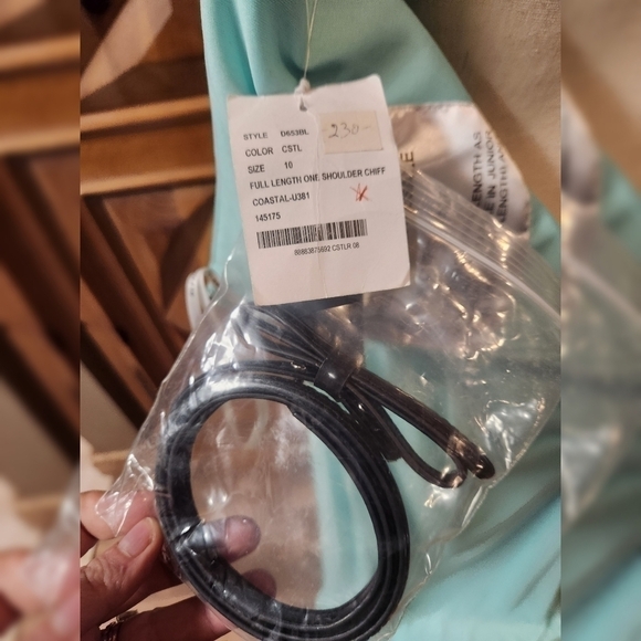 Alfred Sung One Shoulder Dress Sz 10 - Picture 4 of 8